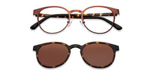 Load image into Gallery viewer, Copper Round Full Rim Unisex Eyeglasses by Lenskart Air-205270