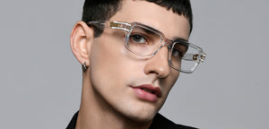 Crystal Rectangle Full Rim Unisex Eyeglasses by Lenskart STUDIO-222096