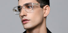 Load image into Gallery viewer, Crystal Rectangle Full Rim Unisex Eyeglasses by Lenskart STUDIO-222096