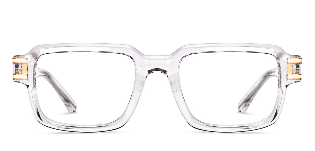 Crystal Rectangle Full Rim Unisex Eyeglasses by Lenskart STUDIO-222096