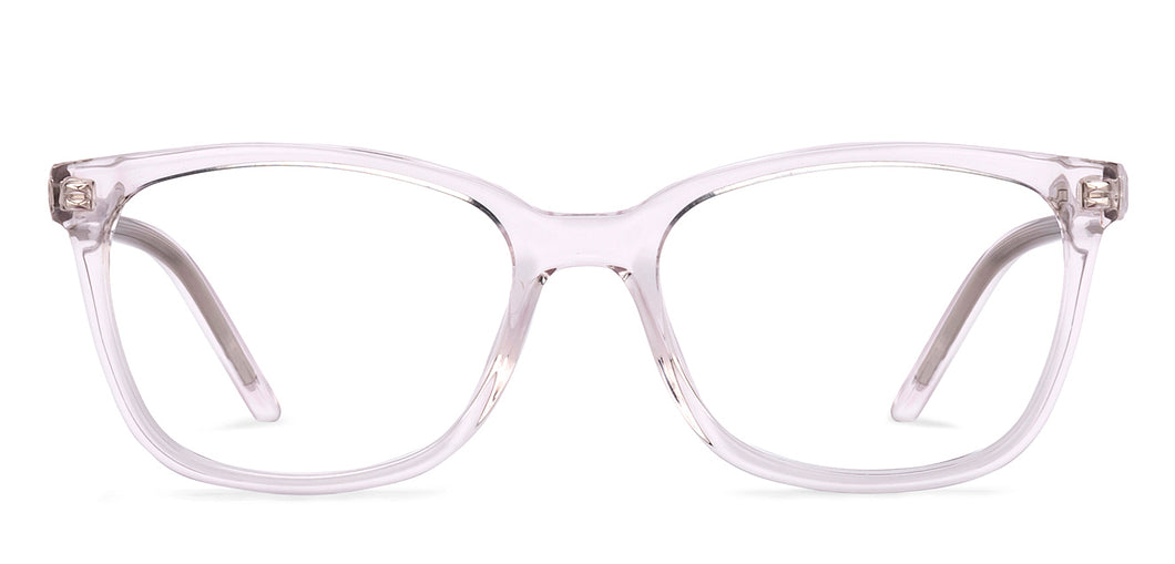 Crystal Rectangle Full Rim Unisex Eyeglasses by Vincent Chase-219783