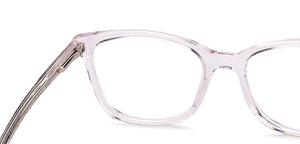 Crystal Rectangle Full Rim Unisex Eyeglasses by Vincent Chase-219783