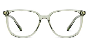 Transparent Square Full Rim Unisex Eyeglasses by Fossil-201715