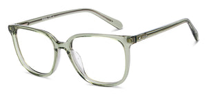 Transparent Square Full Rim Unisex Eyeglasses by Fossil-201715