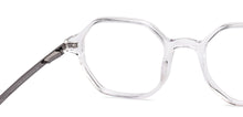 Load image into Gallery viewer, Transparent Geometric Full Rim Unisex Eyeglasses by Vincent Chase-218998