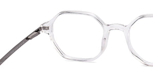 Transparent Geometric Full Rim Unisex Eyeglasses by Vincent Chase-218998