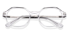 Load image into Gallery viewer, Transparent Geometric Full Rim Unisex Eyeglasses by Vincent Chase-218998