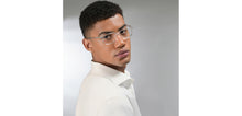 Load image into Gallery viewer, Crystal Rectangle Full Rim Unisex Eyeglasses by Vincent Chase-224425