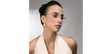 Load image into Gallery viewer, Crystal Rectangle Full Rim Unisex Eyeglasses by Vincent Chase-224425