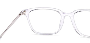 Crystal Square Full Rim Unisex Eyeglasses by Vincent Chase-224430