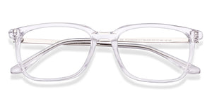 Crystal Square Full Rim Unisex Eyeglasses by Vincent Chase-224430