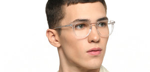 Transparent Square Full Rim Unisex Eyeglasses by Vincent Chase-219866