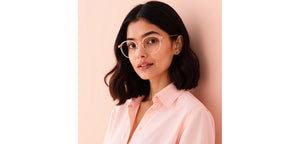 Crystal Transparent Round Full Rim Unisex Eyeglasses by Vincent Chase-233102