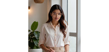 Load image into Gallery viewer, Crystal Transparent Round Full Rim Unisex Eyeglasses by Vincent Chase-233102