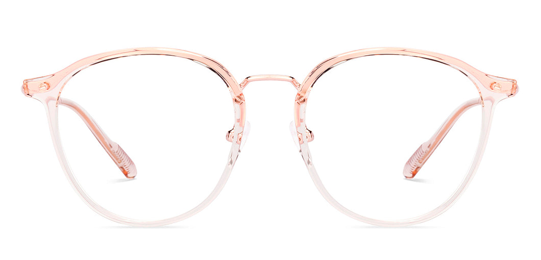 Crystal Transparent Round Full Rim Unisex Eyeglasses by Vincent Chase-233102