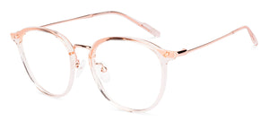 Crystal Transparent Round Full Rim Unisex Eyeglasses by Vincent Chase-233102
