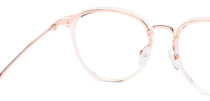 Crystal Transparent Round Full Rim Unisex Eyeglasses by Vincent Chase-233102