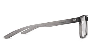 Grey Rectangle Full Rim Unisex Eyeglasses by Lenskart Air-236453