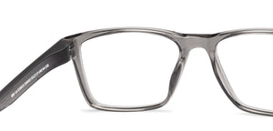 Grey Rectangle Full Rim Unisex Eyeglasses by Lenskart Air-236453