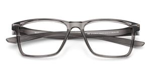 Grey Rectangle Full Rim Unisex Eyeglasses by Lenskart Air-236453