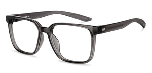 Grey Square Full Rim Unisex Eyeglasses by Lenskart Air-236455