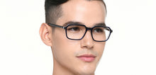 Load image into Gallery viewer, Dark Blue Rectangle Full Rim Unisex Eyeglasses by Vincent Chase-219696