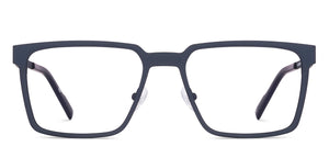 Blue Square Full Rim Unisex Eyeglasses by John Jacobs-222891