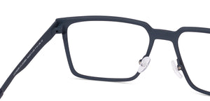 Blue Square Full Rim Unisex Eyeglasses by John Jacobs-222891