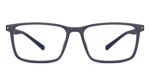 Blue Rectangle Full Rim Unisex Eyeglasses by Lenskart Air-228999