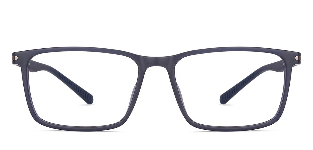 Blue Rectangle Full Rim Unisex Eyeglasses by Lenskart Air-228999