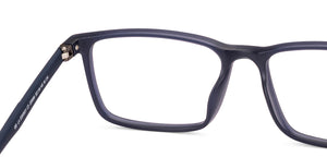 Blue Rectangle Full Rim Unisex Eyeglasses by Lenskart Air-228999