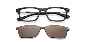 Matte Black Square Full Rim Unisex Accessories by Lenskart-226081