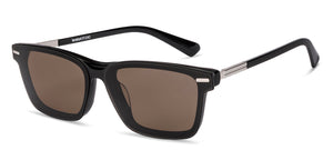 Matte Black Square Full Rim Unisex Accessories by Lenskart-226081