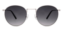 Load image into Gallery viewer, Silver Round Full Rim Unisex Sunglasses by John Jacobs-222781