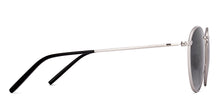 Load image into Gallery viewer, Silver Round Full Rim Unisex Sunglasses by John Jacobs-222781