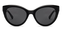 Load image into Gallery viewer, Black Cat Eye Full Rim Women Sunglasses by John Jacobs-229253