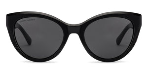Black Cat Eye Full Rim Women Sunglasses by John Jacobs-229253