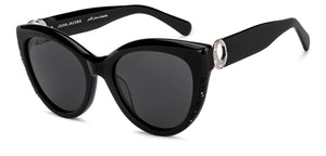 Black Cat Eye Full Rim Women Sunglasses by John Jacobs-229253