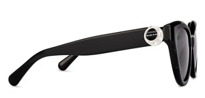 Black Cat Eye Full Rim Women Sunglasses by John Jacobs-229253
