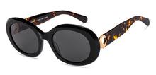 Load image into Gallery viewer, Black Oval Full Rim Women Sunglasses by John Jacobs-229255