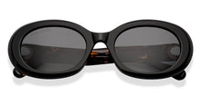 Load image into Gallery viewer, Black Oval Full Rim Women Sunglasses by John Jacobs-229255