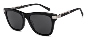 Black Wayfarer Full Rim Men Sunglasses by John Jacobs-229257