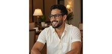 Load image into Gallery viewer, Dark Grey Square Full Rim Men Eyeglasses by Lenskart-232217