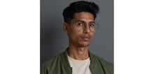 Load image into Gallery viewer, Grey Round Full Rim Unisex Eyeglasses by Lenskart-232701