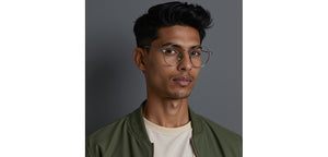 Grey Round Full Rim Unisex Eyeglasses by Lenskart-232701