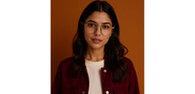 Load image into Gallery viewer, Grey Round Full Rim Unisex Eyeglasses by Lenskart-232701