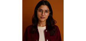 Grey Round Full Rim Unisex Eyeglasses by Lenskart-232701