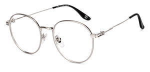 Grey Round Full Rim Unisex Eyeglasses by Lenskart-232701
