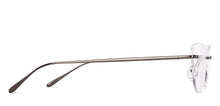 Load image into Gallery viewer, Dark Grey Cat Eye Rimless Women Eyeglasses by Lenskart-228917