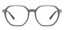 Load image into Gallery viewer, Dark Grey Geometric Full Rim Unisex Eyeglasses by Vincent Chase-225128